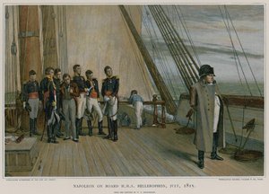 Napoleon ombord på HMS Bellerophon