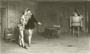 Prins Henry Poins og Falstaff af William Quiller Orchardson