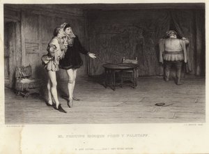 Prins Henrik og Falstaff af William Quiller Orchardson