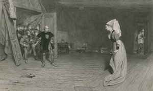 Talbot og grevinden af Auvergne, Kong Henrik VI, første del af William Quiller Orchardson