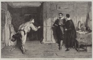 Udfordringen, en puritaners kamp mellem ære og samvittighed af William Quiller Orchardson