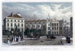 St Andrews Place, Regents Park, London, 1828.