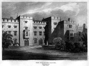 The Speakers House, Westminster, London, 1815.