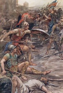 Epaminondas forsvarer Pelopidas af William Rainey