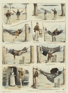 Hængekøje og jeg (chromolitho)