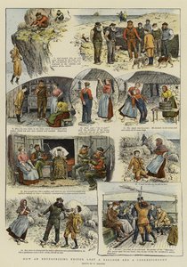 Hvordan en foretagsom redaktør mistede en ballon og en korrespondent (chromolitho)