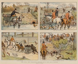 Den fulde og sandfærdige historie om en ræv og en pensel (chromolitho)