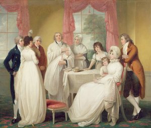 Arvingens dåb, c.1799 (olie på lærred) se også 152732