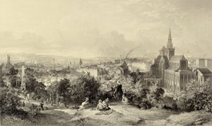 Glasgow fra Necropolis af William Richardson