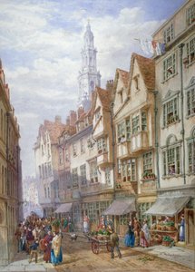 Gamle huse i Wych Street, Westminster, London, 1873