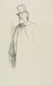 Alphonse Legros, 1897. af William Rothenstein