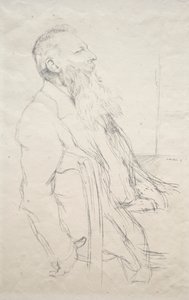 Auguste Rodin af William Rothenstein