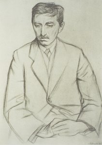 Portræt af E.M. Forster (1879-1970) af William Rothenstein