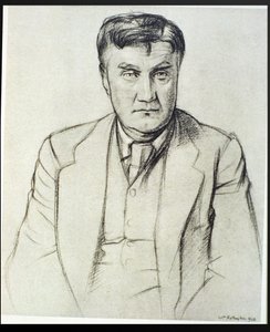 Portræt af Ralph Vaughan Williams (1872-1958) af William Rothenstein