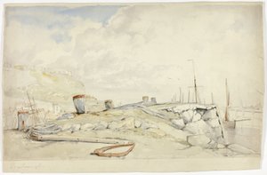 Scarborough Shore af William Roxby Beverley