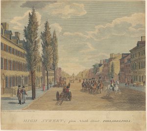 High Street, fra Ninth Street, Philadelphia