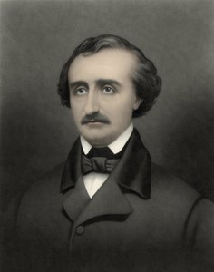 Portræt af Edgar Allan Poe (1809-1849), amerikansk forfatter.