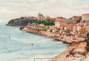 Monte Carlo fra øst (farvelitografi) af William Scott