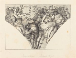Brazen Serpent, fra Michael Angelo af William Sharp after John Flaxman