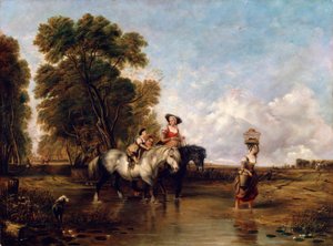 Gennem en Ford, 1800-tallet