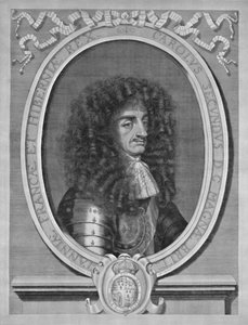 Portræt af Charles II, c1660-1685, 1928