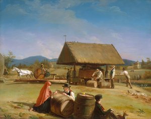 Ciderfremstilling, 1840-41.