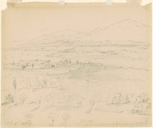 Dal med flod og bjerge af William Sidney Mount