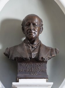 Buste af Selwyn Image, 1900 af William Silver Frith