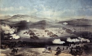 Slaget ved Balaclava den 25. oktober 1854. Den lette Brigades angreb af William Crimea Simpson