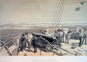 Udsigt over Sevastopol fra havet, 1855.