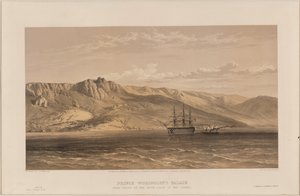 Udsigt over Vorontsovs-paladset, 1855 af William Crimea Simpson