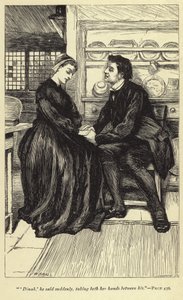 "Dinah," sagde han pludselig og tog begge hendes hænder mellem sine af William Small