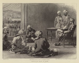 Nasrullah Khan derhjemme af William Small