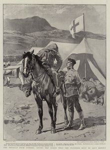 Tilbagetoget fra Dundee, der giver ordren om, at de sårede skal efterlades af William Small