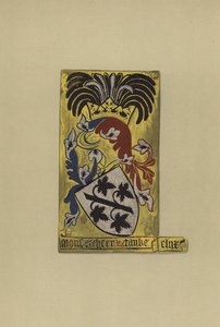 Sir Hertong von Clux, 1421-c 1445 (chromolitho) af William St John Hope