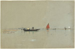 En venetiansk lagune af William Stanley Haseltine
