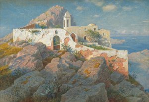 Santa Maria a Cetrella, Anacapri, ca. 1892 (akvarel og gouache over grafit)