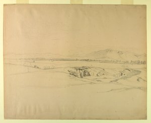 Studie af landskab af William Stanley Haseltine