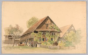 Studie af landskab, Schweiz