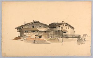 Studie af landskab, Schweiz