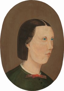 Blue Eyes, ca. 1850 (olie på træ) af William Stephen Coleman