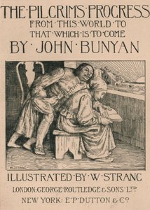 Bunyans kone læser Bibelen for ham, c1916. af William Strang