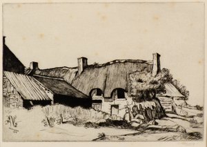 Gård i Bretagne af William Strang