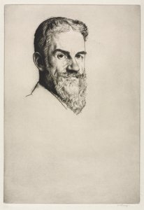 George Bernard Shaw, 1907. af William Strang
