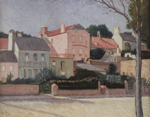 Huse i Hampstead, 1914 af William Strang