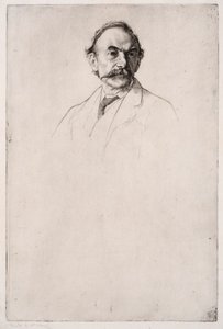 Portræt af Thomas Hardy No.1 af William Strang