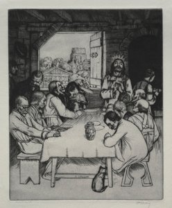 Den sidste nadver, 1889. af William Strang