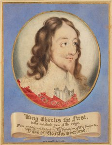 Kong Karl den Første i hans 16. regeringsår, efter et originalt portræt i Hans Nåde Hertugen af Northumberlands besiddelse