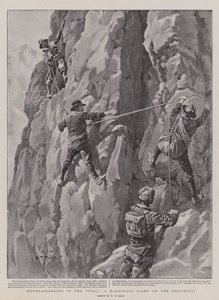 Bjergbestigning i Tyrol, en farlig stigning på Dolomitterne af William T. Maud