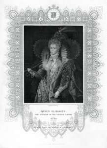 Elizabeth I af England, 1800-tallet.